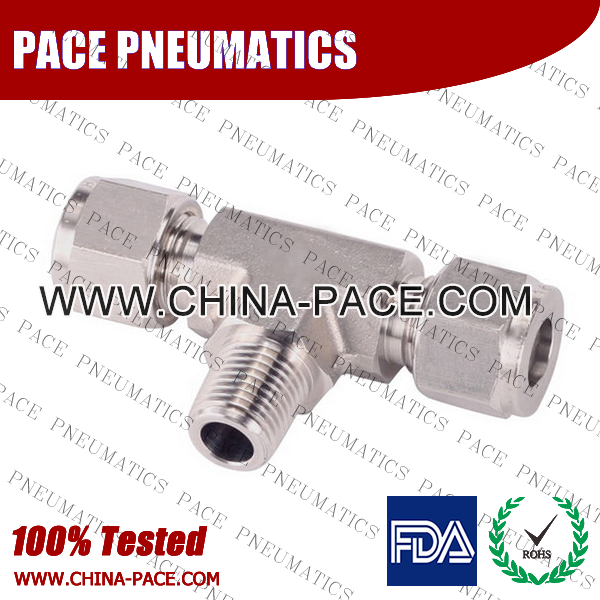 Stainless Steel Push-In Fittings (BSPT, BSPP thread and Metric Tubing)